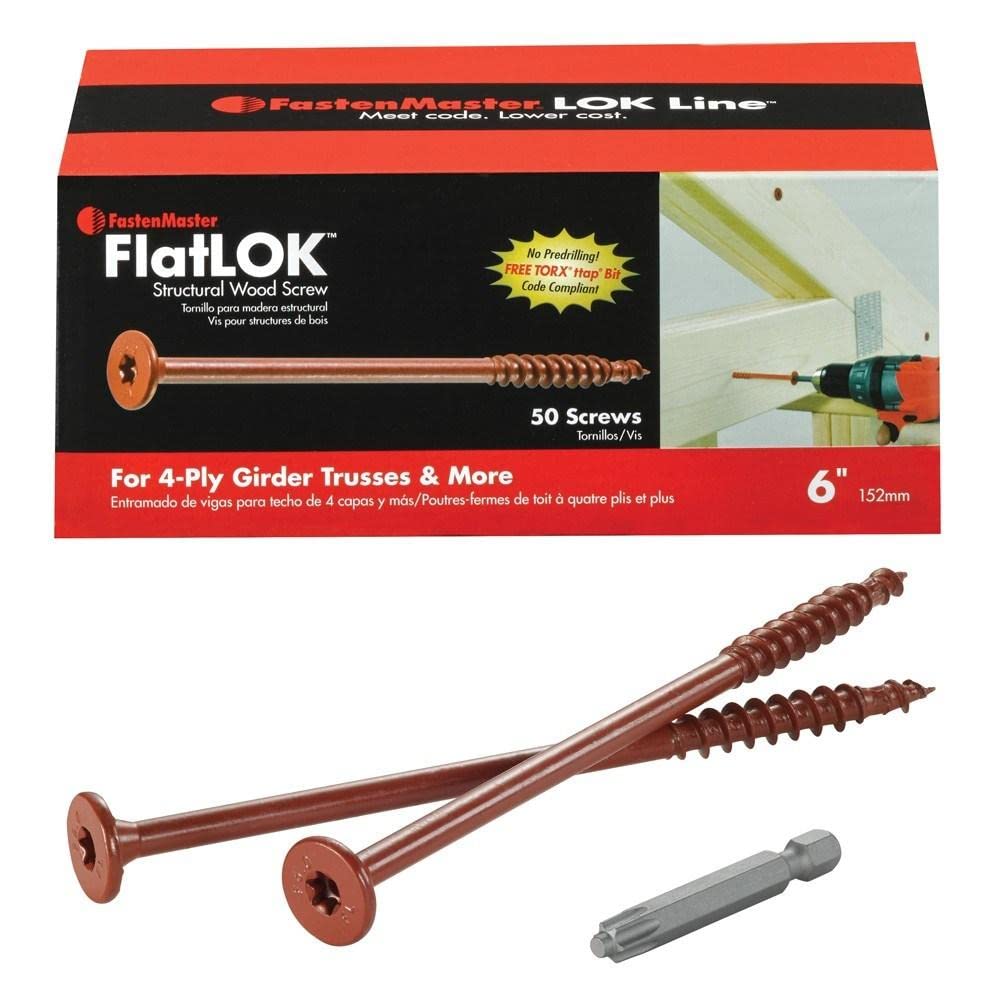 Amazon.com: FASTENMASTER Wood Screw 6